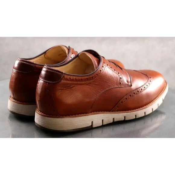 Johnston & Murphy Holden $150 Men's Wingtip Oxford Dress Shoes Size 10 M 27-1746
